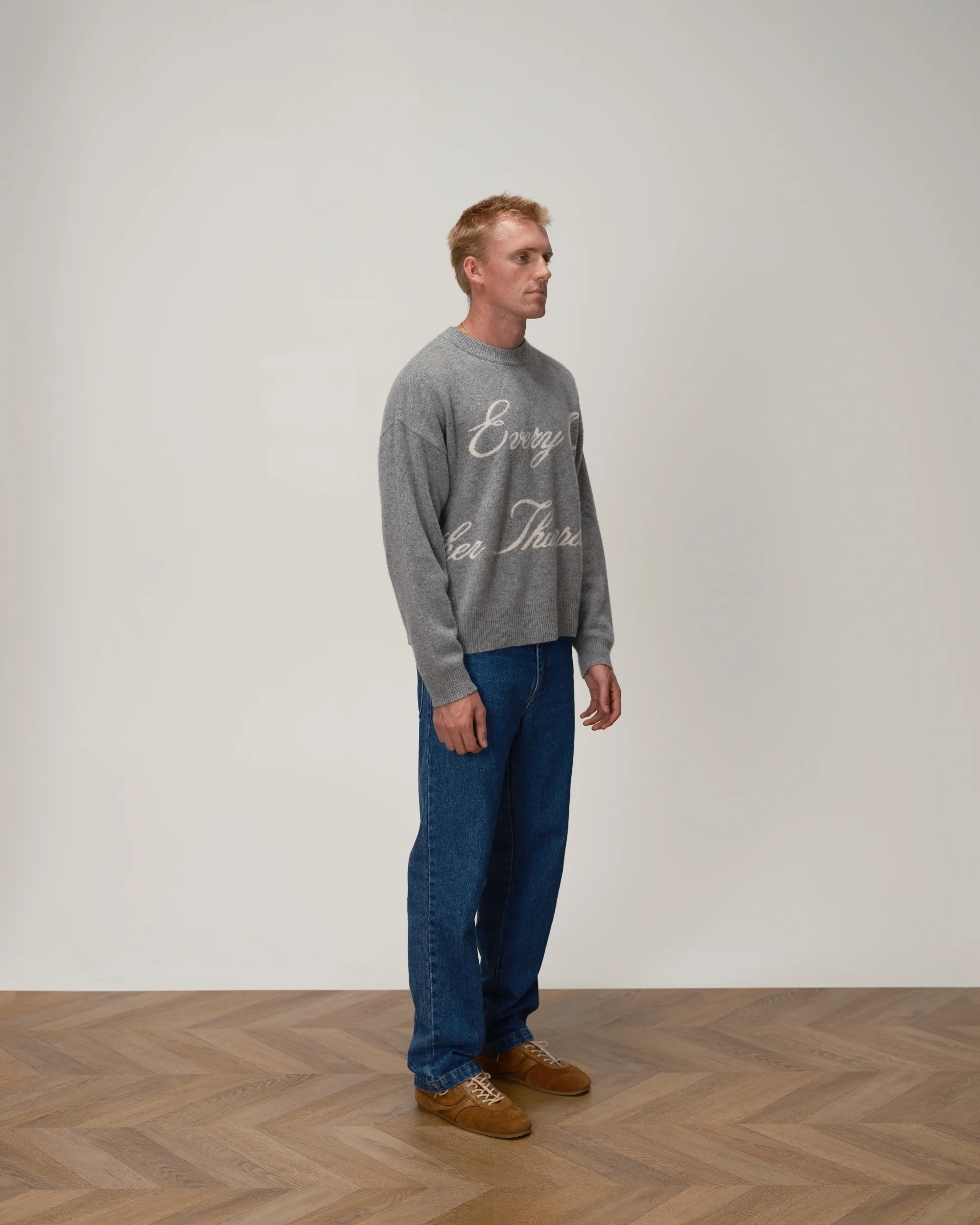 Cashmere Logo Knit Sweater - Image 3