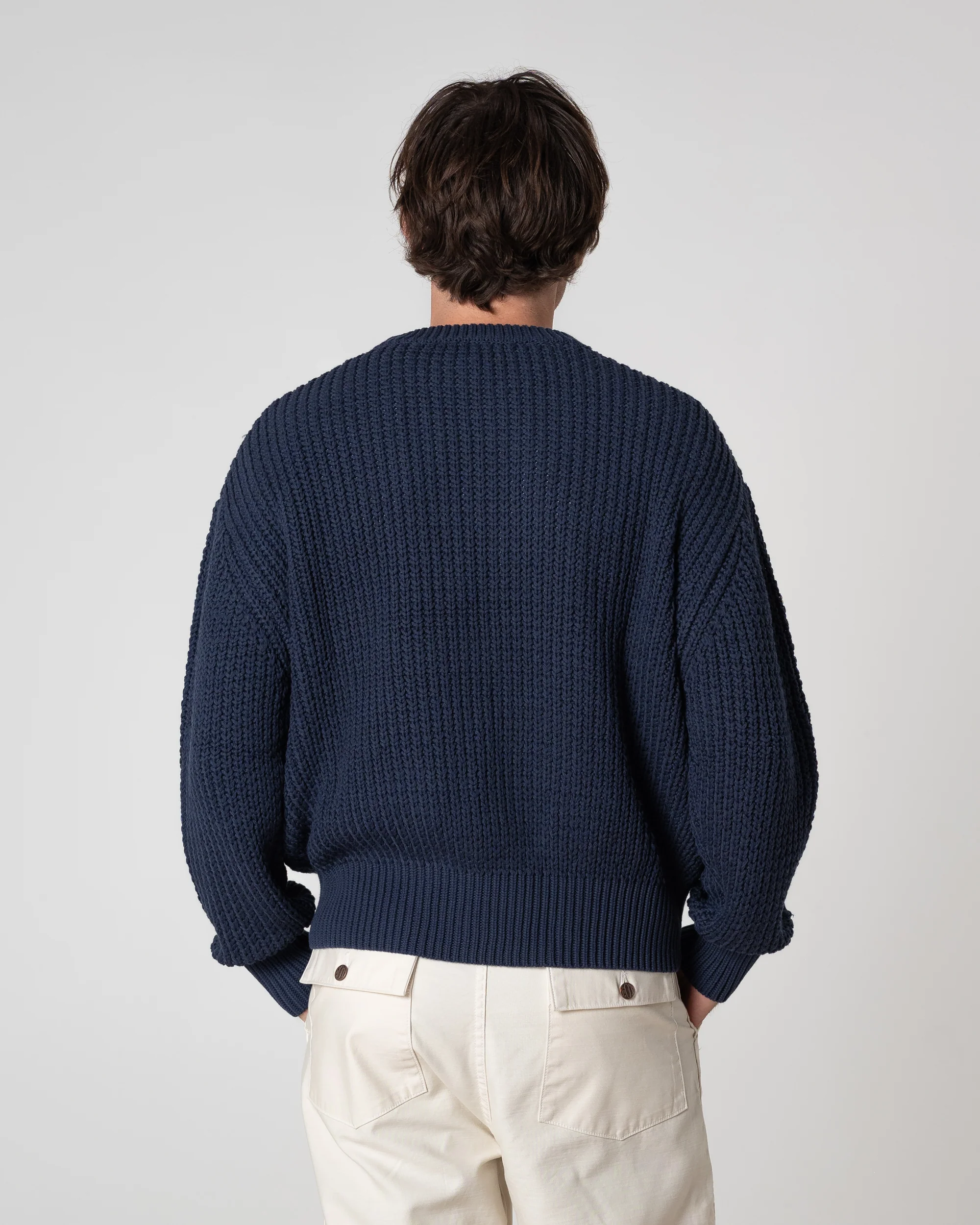 Cotton Fisherman Knit Sweater - Image 8