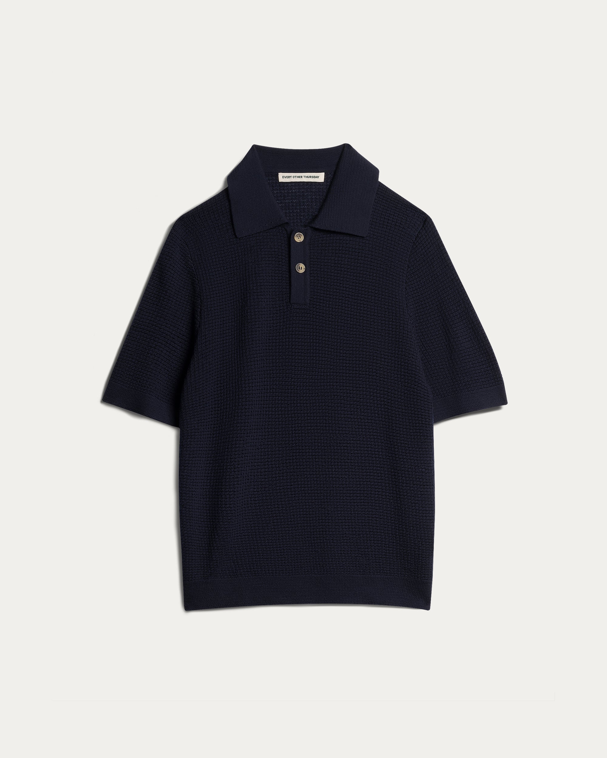 Crochet Knit Polo - Image 3