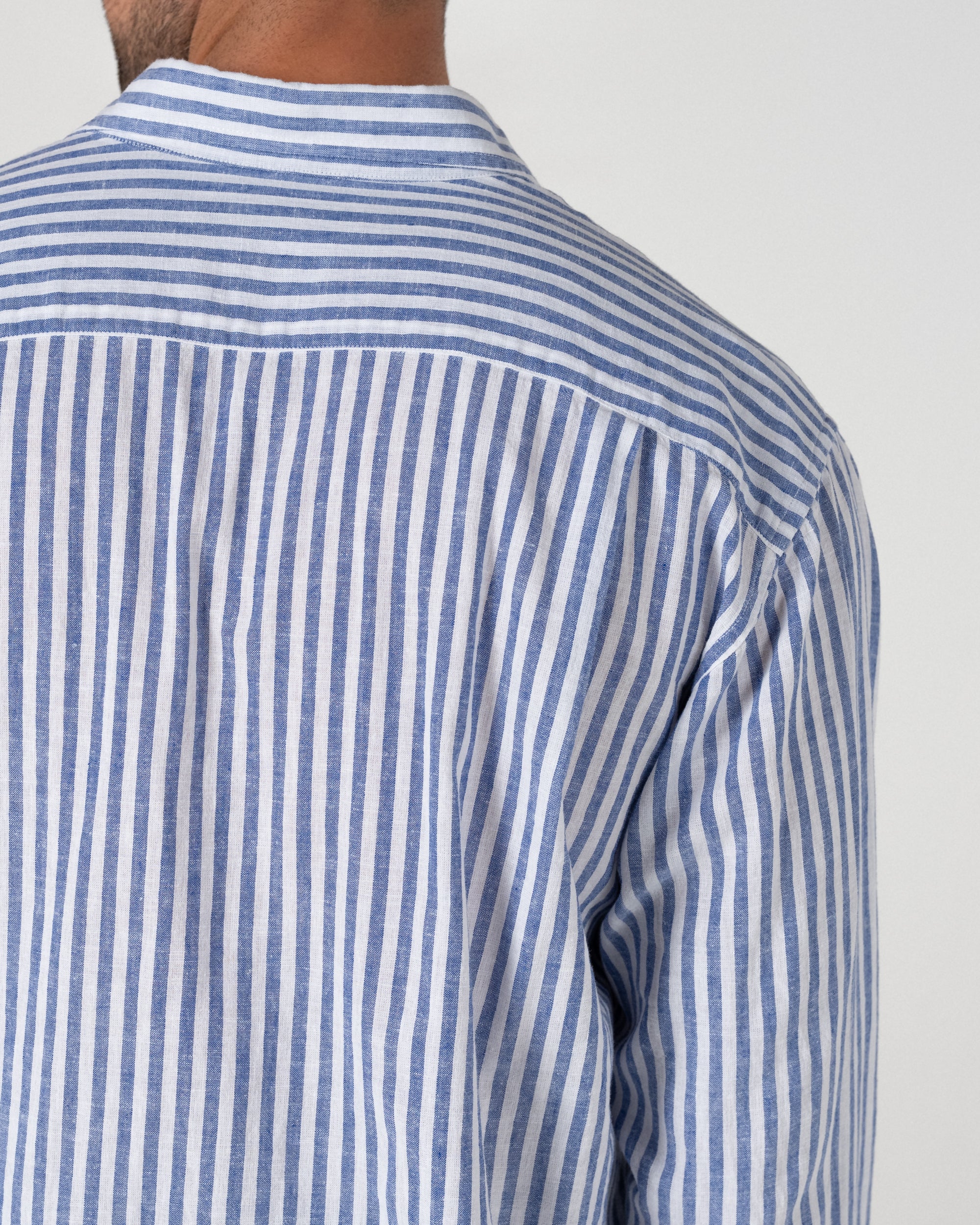 Linen Relaxed Dress Shirt - Image 4