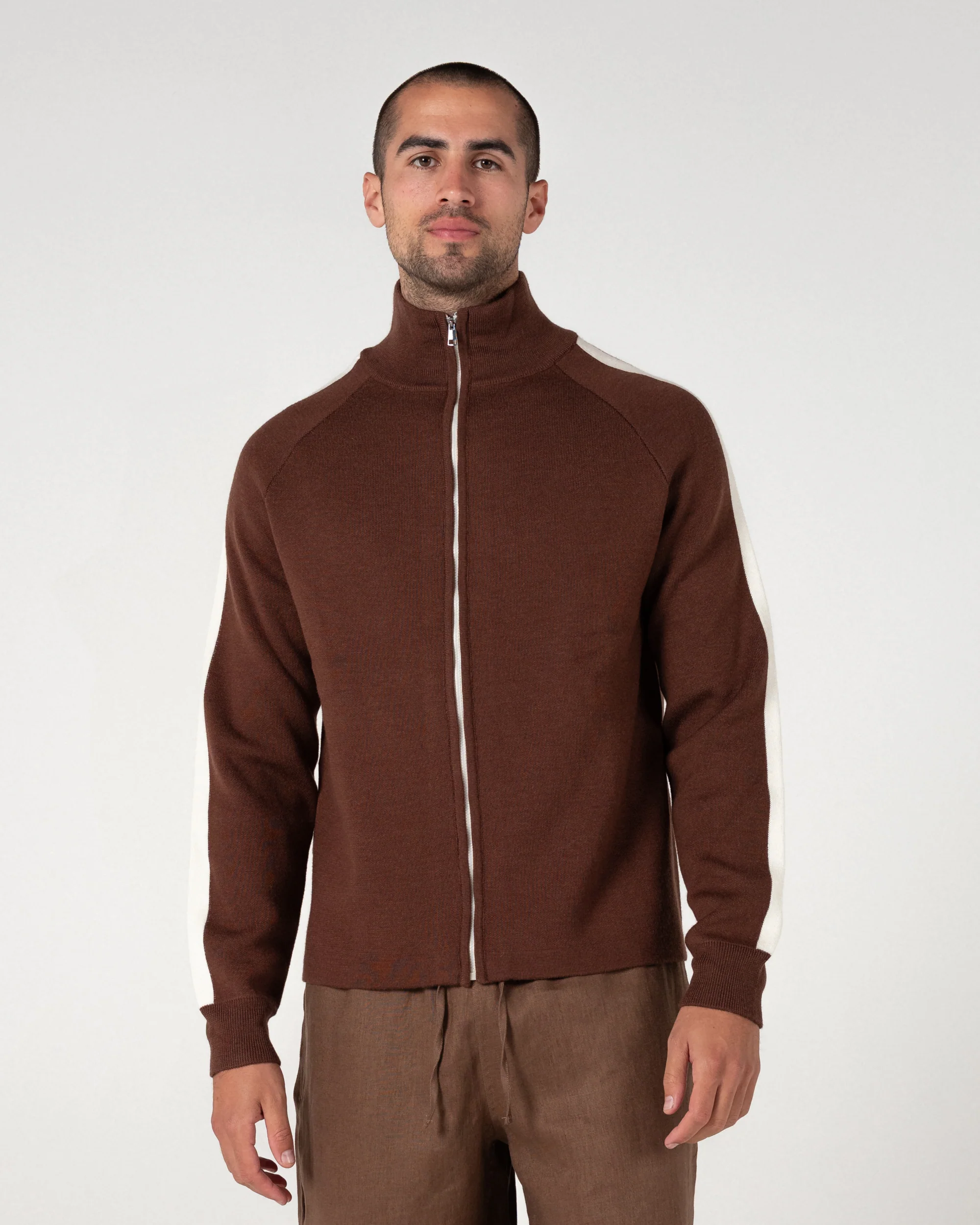 Merino Knit Track Jacket - Image 6