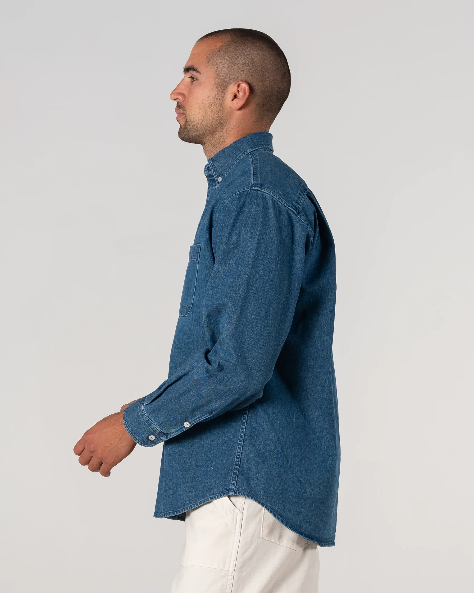 Relaxed Denim Shirt - Image 3